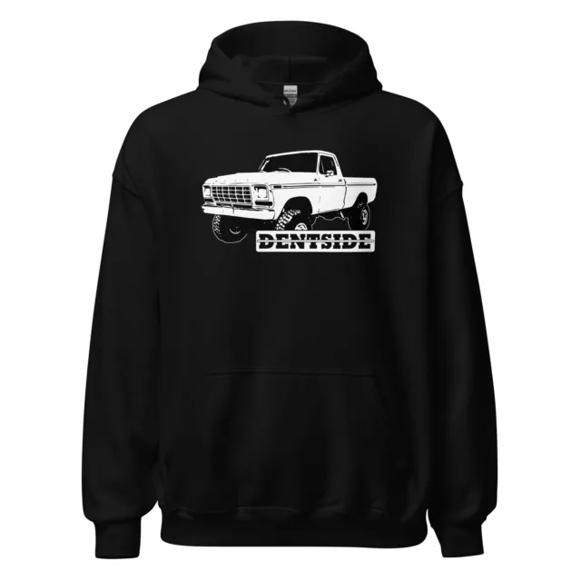 1978-1979 Dentside Classic Pickup Truck Hoodie, Pullover Sweatshirt Jacket