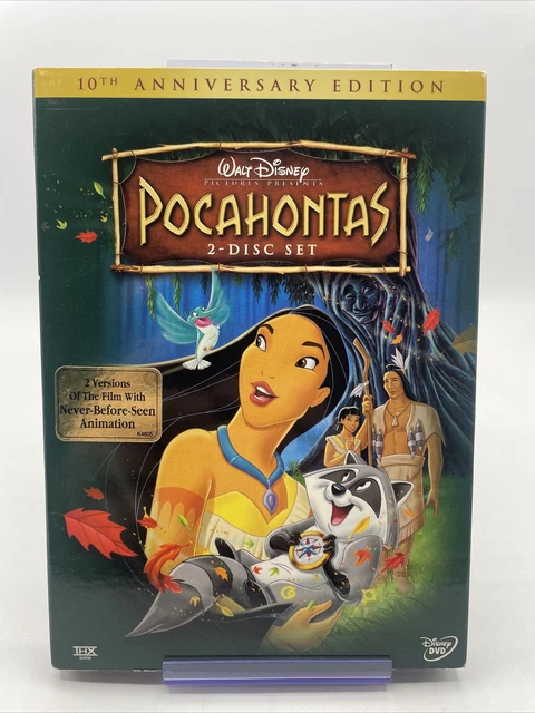 Walt Disney Pocahontas 2-Disc DVD Set 10th Anniversary Edition w/ Slip Cover NEW