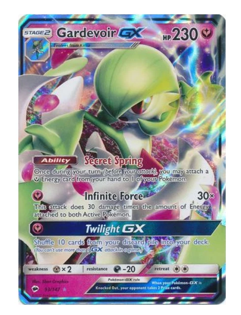 Gardevoir GX - 93/147 - Burning Shadows - Pokemon TCG