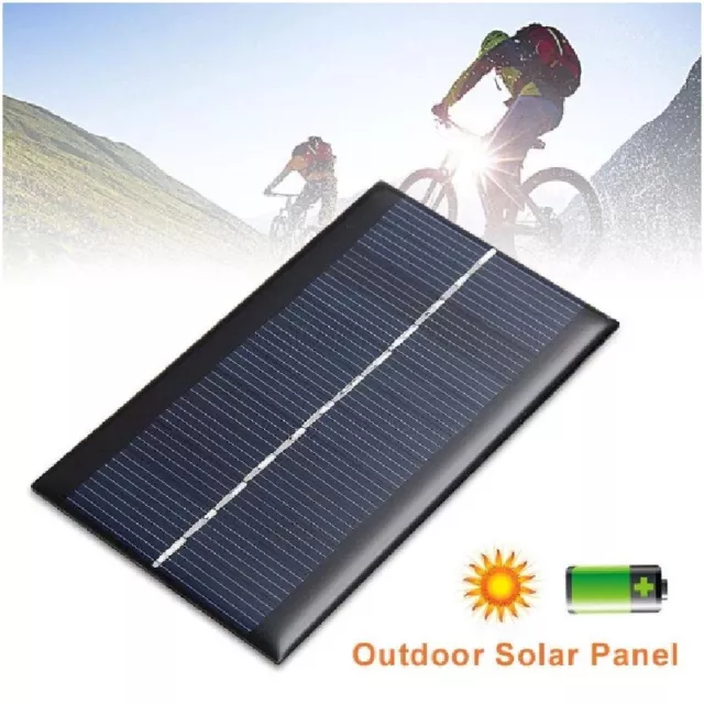 6V 1W Panel Solar DIY 90x60cm Solar Móvil Cargador Celula Fotovoltaica  A29