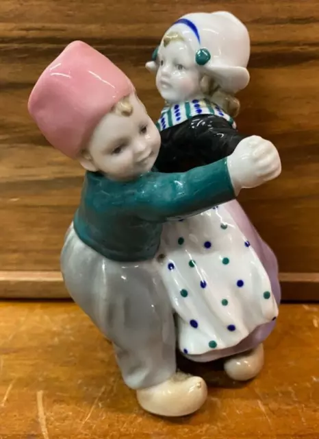 Lovely Very Rare Vintage Karl Ens Dancing Children Porcelain Figurine A10