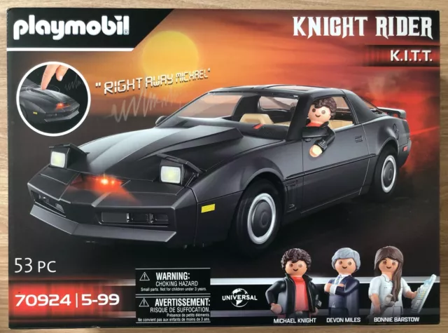 KNIGHT RIDER - K2000 - KITT - K.I.T.T. - PLAYMOBIL - New - IN HAND !
