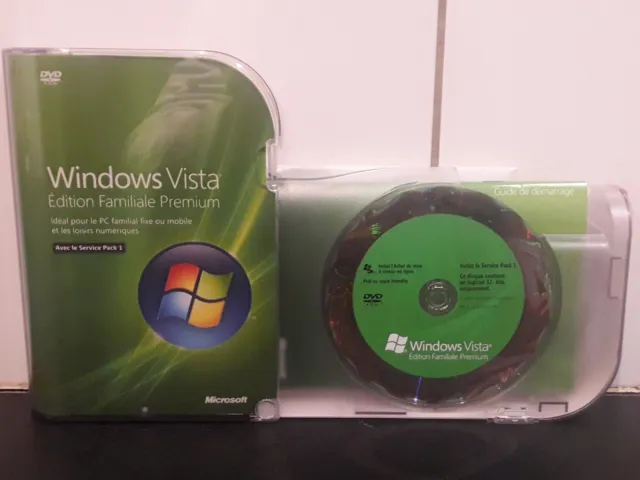 Windows VISTA Edition Familiale Premium Neuf Blister Rigide Fra 3