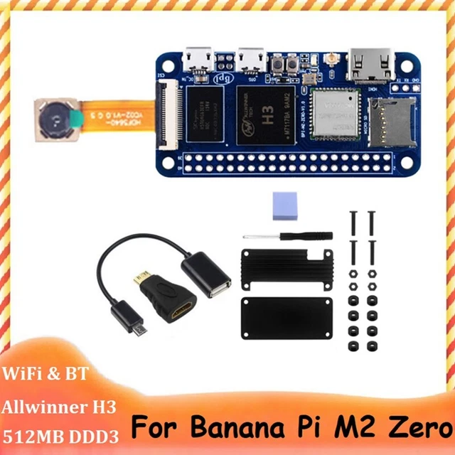 Scheda sviluppo zero FüR Banana Pi M2 BPI-M2 Zero Quad Core 512 MB OV5640 S1K8