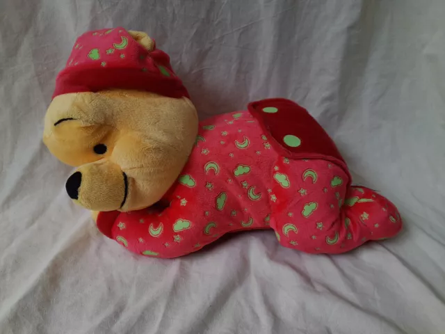 Peluche Winnie The Pooh Lumineux Brille Dans La Nuit Disney Nicotoy 30 Cm