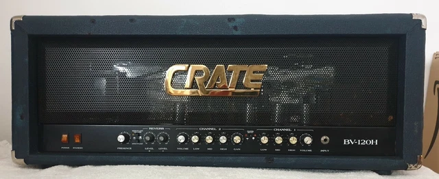 CRATE BLUE VOODOO BV120H Valve Amplifier 300.00 PicClick UK