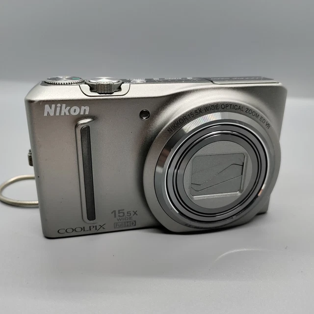 Nikon Coolpix S9050 12,1 megapixel fotocamera digitale compatta argento testato 2