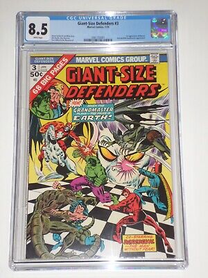 Giant-Size Defenders 3 (1975 Marvel) CGC 8.5 1st Appearance of Korvac