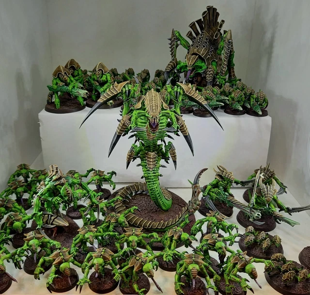 Warhammer 40k Tyraniden / Tyranids Armee Gut Bemalt!