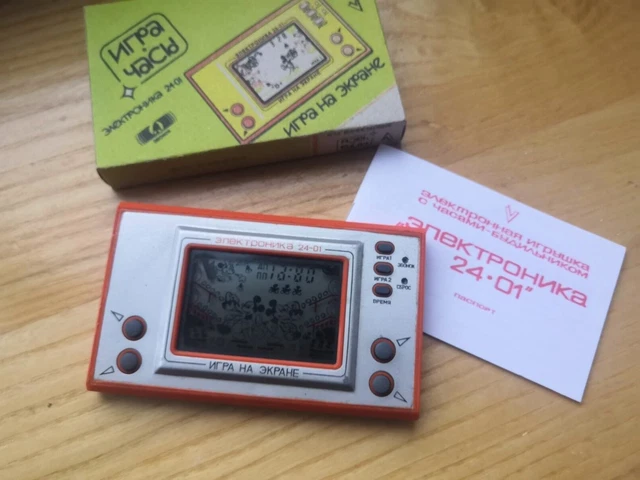 ELEKTRONIKA Game & Watch Nu Pogodi Mickey Mouse Soviet Nintendo, USSR