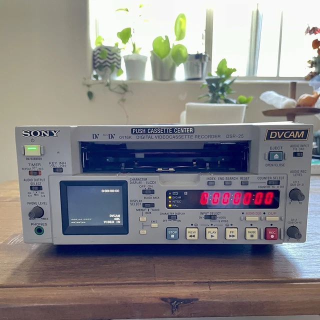 SONY DSR25 MINIDV Mini DV DVCAM Digital Video Cassette Recorder