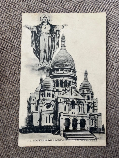 CPA Paris 18e Souvenir du Sacré Coeur de Montmartre (285041