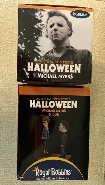 HALLOWEEN Michael Myers Bob & Hedge Bobblehead Lot Of 2 Hot Topic Royal Bobbles 5