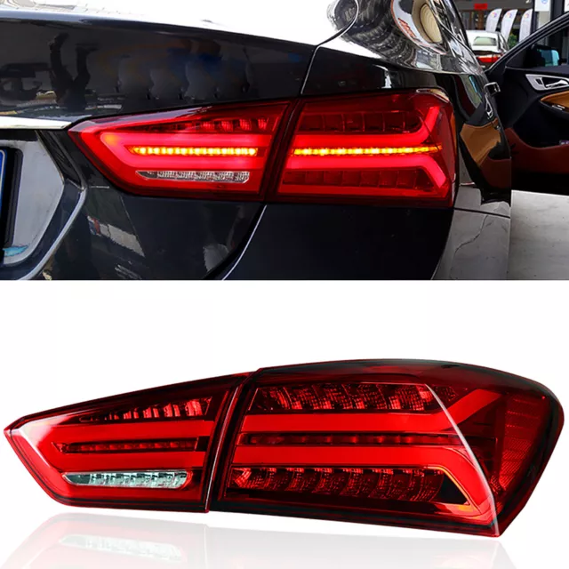 Car LED Taillight Tail Light Rear Lamp Red Fit For 2016-2019 Chevrolet Malibu