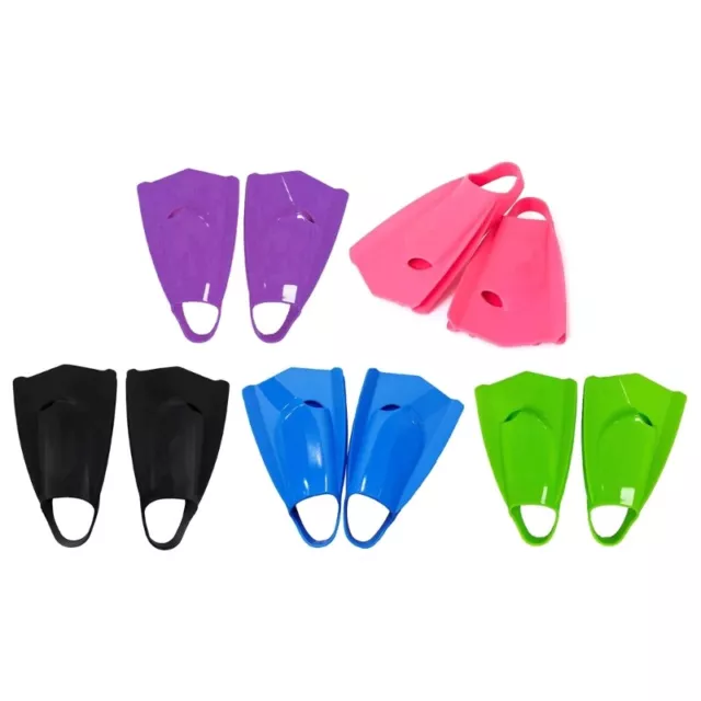 Swim Training Fins Silicone Comfortable Swimming Fins Training Short Flippers