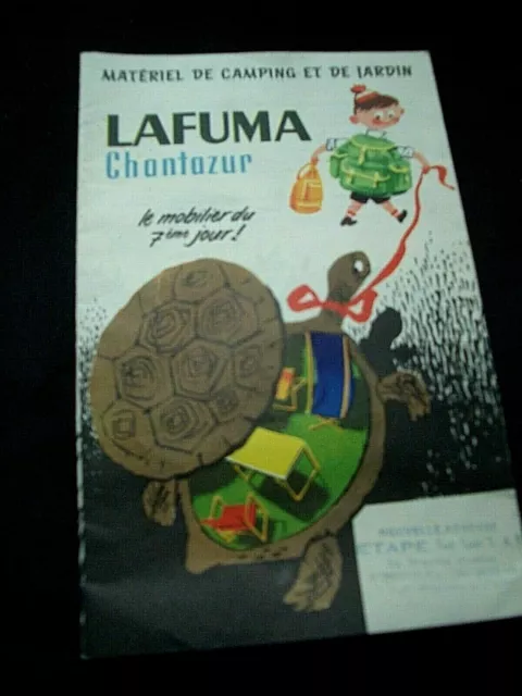 Lafuma chantazur Catalogue années 60 10 pages 13 X 20 cm TBE 3 photos