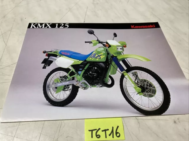 Kawasaki KMX125 B5 125 KMX brochure de vente catalogue prospectus moto 125KMX