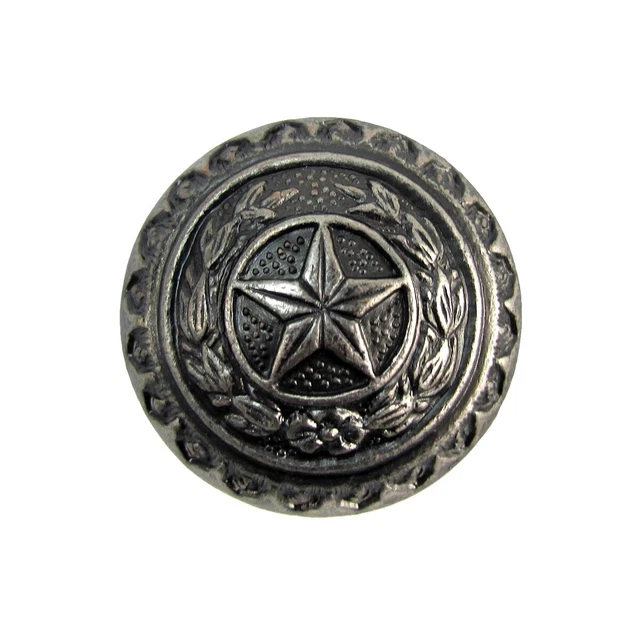 Pewter Texas Seal Kitchen Drawer Pull Screw Vanity Knob Cabinet Dresser Hardware