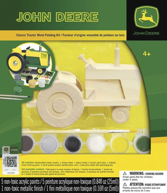 JOHN DEERE WOOD Paint Kit Classic Tractor, Collectible 29.95 PicClick