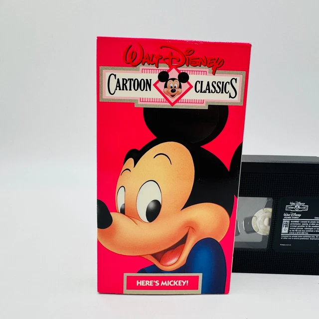 WALT DISNEY CARTOON Classics Volume 1 Here's Mickey! VHS 1991 Tape ...