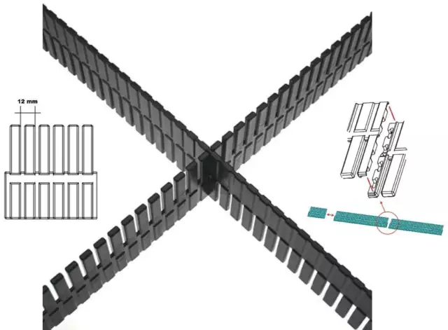 Robusto, extensible separador de cajones - organizador de cajones