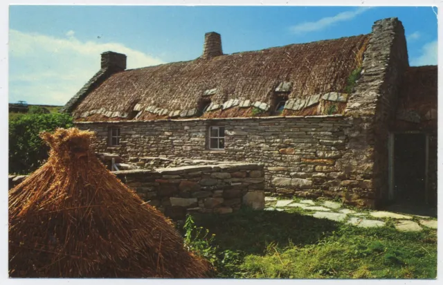 Shetland Croft at Dunrossness Shetland Islands Vintage Postcard N2