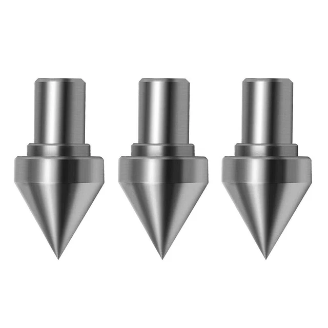 Centro de cola de rodamiento vivo de alta resistencia de 8 mm 3 piezas para girar torno de metal y madera