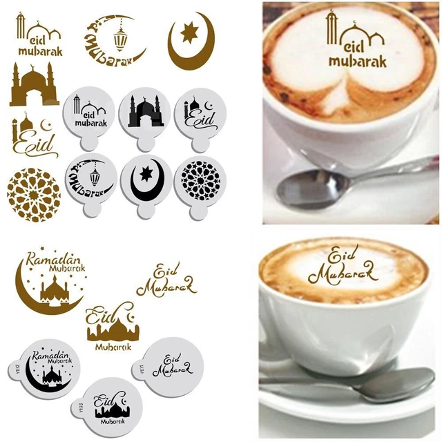 - Eid Mubarak Ramadán Café - Plantilla Decorar Pasteles Galletas - Galletas.