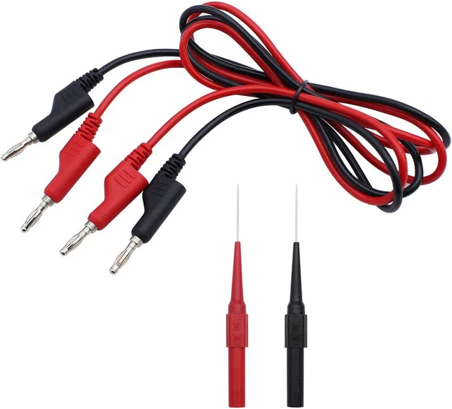 Pointe sonde rechange multimètre câble fil électrique tableau testeur prise tube