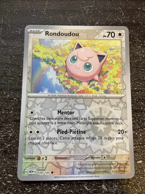 Coffret 10 Cartes Pokémon – Ronflex 143/165 Reverse – Écarlate Et Violet 3.5 – Myboost X – Français