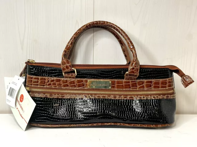 NWT Samantha Brown Insulated Wine Purse Travel Cooler  Black Brown Womens Gift
