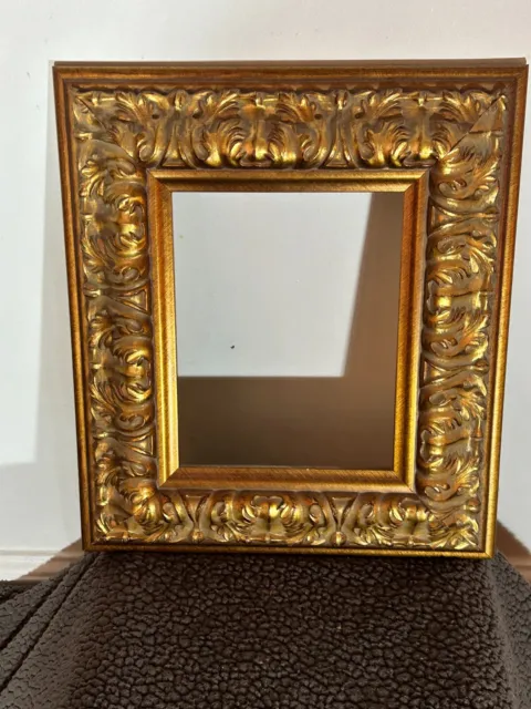 Antique Baroque Style Picture Frame Wall Hanging Gold 8 X 10 Art Classic