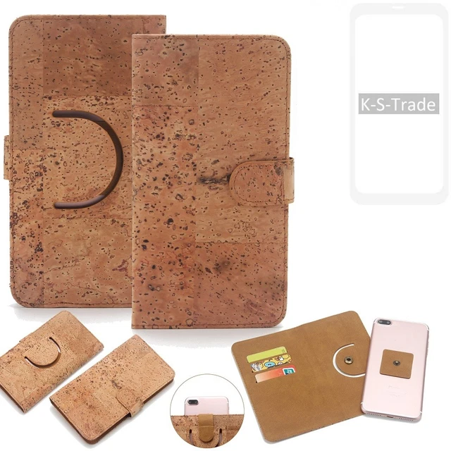 Housse Coque Flip 360° En Liège Pour Nokia 4.2 - Protection Style Portefeuille