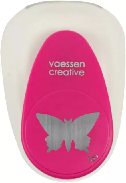 Vaessen Creative Craft Paper Punch Large, Butterfly, for DIY Projects, Card and