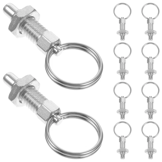 10pcs Metall Spring Plunger Spring Catch Indexing Plunger Gewächshauszubehör