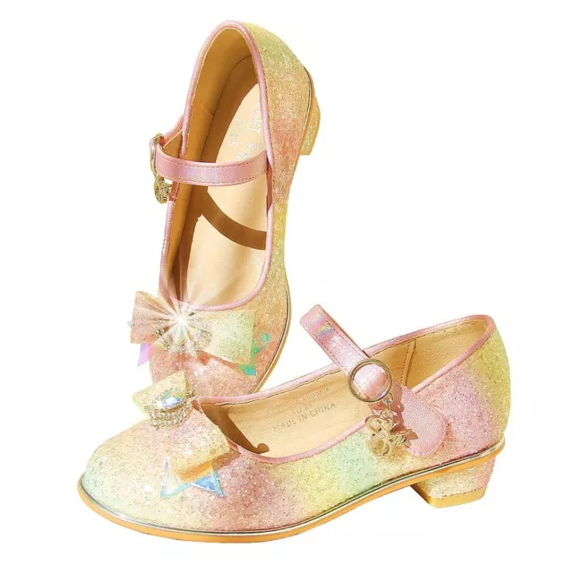 EIGHT KM Girls High Heel Dress Shoes Mary Jane Princess Wedding Party Size 1