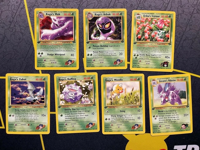 Lot Cartes Pokémon Gym
