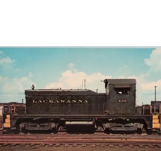 Lackawanna Railroad Engine 430 HP Switcher Electro Motive Postcard