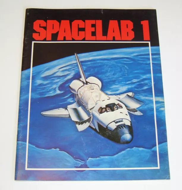 Vintage Spacelab 1 Brochure NASA 1983 Space Shuttle Columbia STS-9  VG