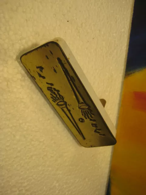 Tin New Years Eve Noisemaker - Johnson & Johnson Waterproof Tape graphics inside