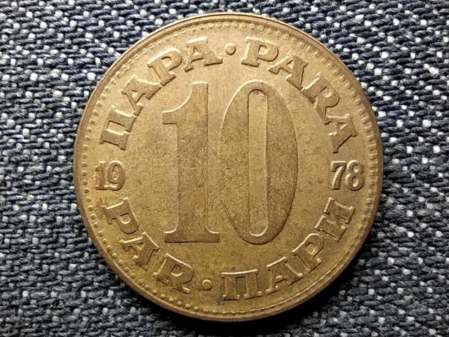 Yugoslavia 10 Para Coin 1978