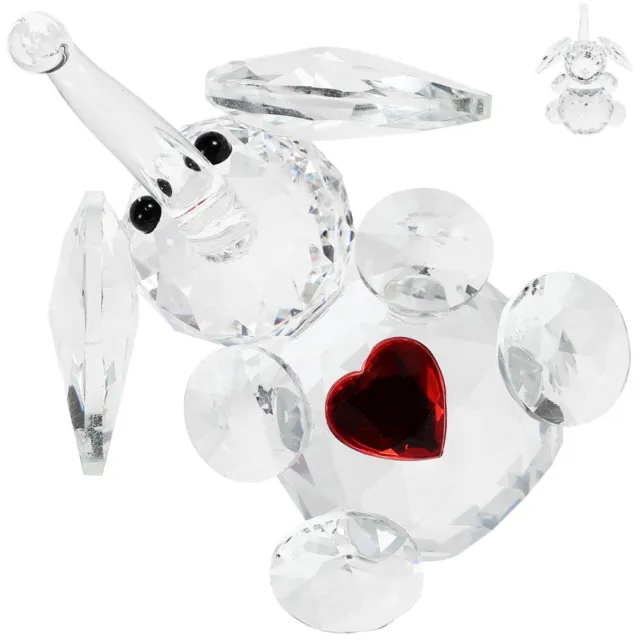 Figura de elefante de cristal decoraciones de cristal mini adornos dropshipping