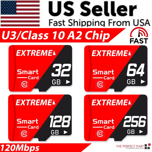HIGH SPEED MEMORY For Micro SD Card 32GB 64GB 128GB 256GB TF Card Ultra