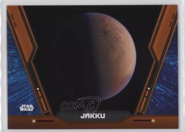 2020 Topps Star Wars Holocron Charting the Galaxy Orange /99 Jakku #CG-13 2r8