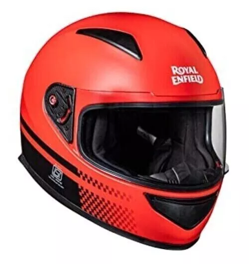 Royal Enfield ISI, casque intégral certifié avec visière transparente...