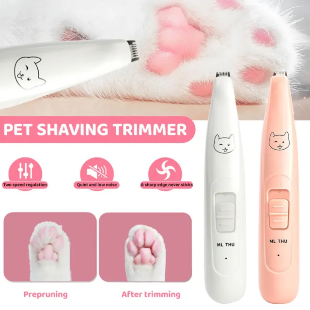 Professional Pet Dog Cat Animal Clippers Hair Grooming Cordless Trimmer Shaven