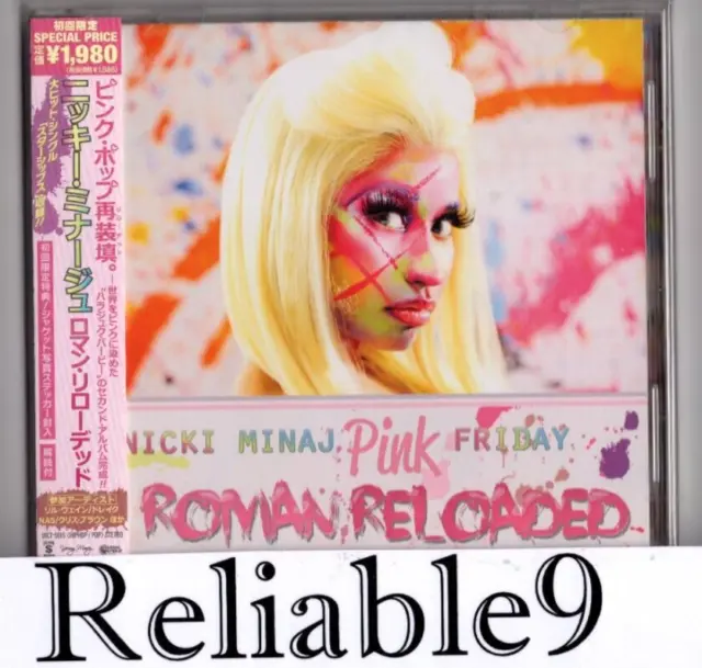 Nicki Minaj - Pink Friday Roman reloaded CD+OBI+Bonus tracks+2Bookets-2012 Japan