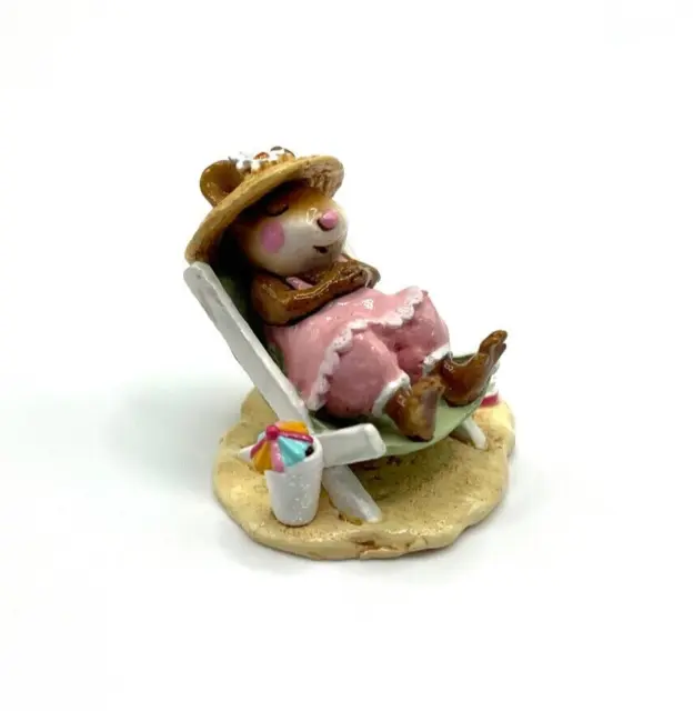 Wee Forest Folk WFF M-234 Sun Snoozer - Pink - Retired in 2010