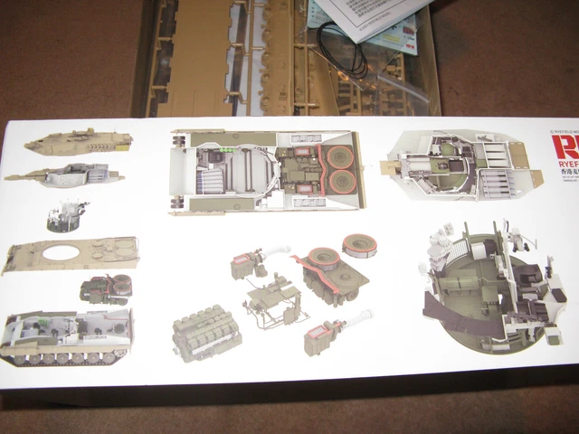 RYEFIELD MODEL RFM RM-5066 1/35 Leopard 2A6 Main Battle Tank, Full Interior Kit