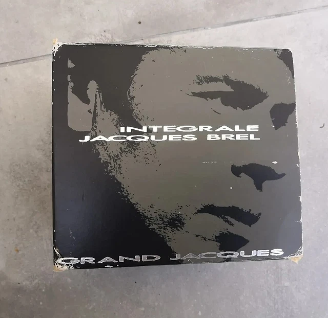 Cd Intégral jacques Brel "Grand Jacques" Coffret 10 Cd + Livret 172 Titres